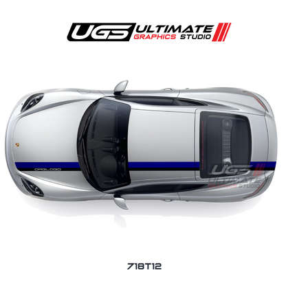 Off Racing Top Thin Graphic for Porsche Models