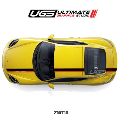 Off Racing Top Thin Graphic for Porsche Models