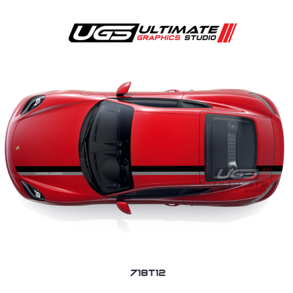 Off Racing Top Thin Graphic for Porsche Models