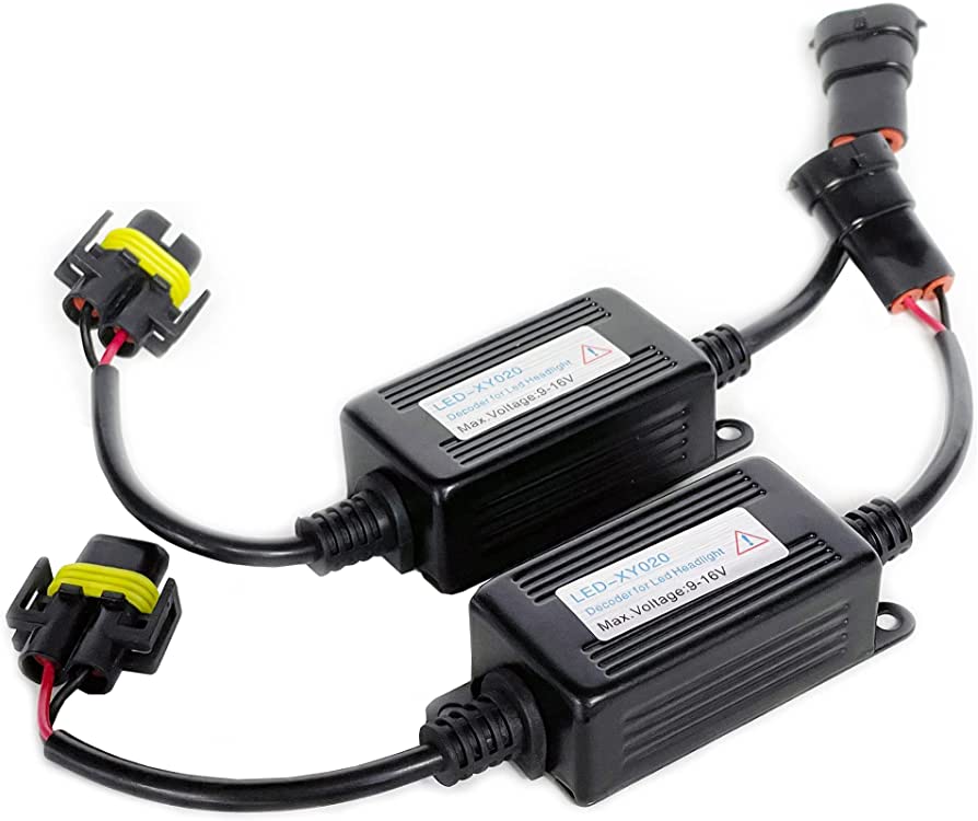 Decodificador 2PIEZAS Led Libre de  Errores  Antiparpadeo  Advertencia Cancelador  Resistencia