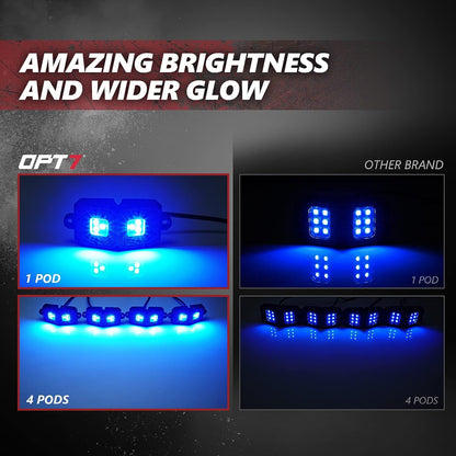 AURA LED Lighting Kit Bundle - Grille + DreamColor Underglow + Photon RGB- Remote Control