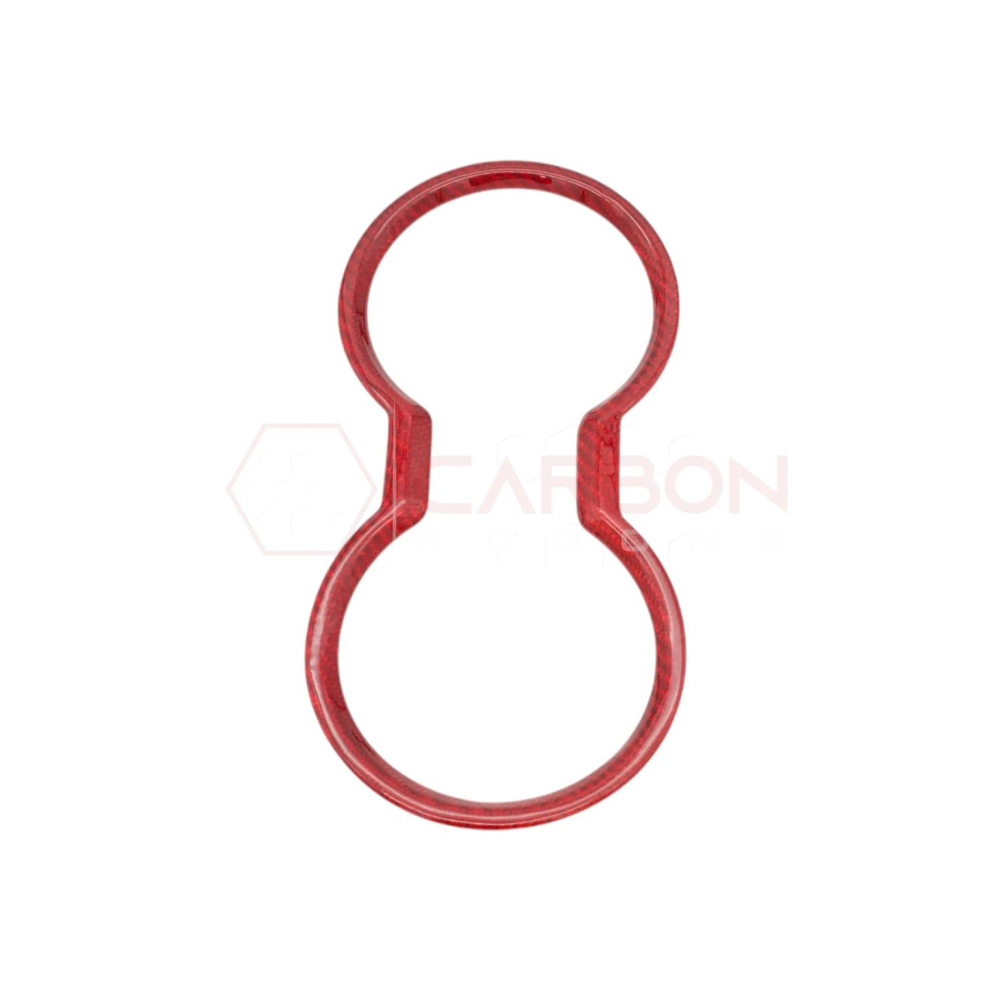 2024+ S650 Mustang Hard Carbon Fiber Cup Holder Trim Cover