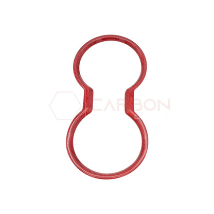 2024+ S650 Mustang Hard Carbon Fiber Cup Holder Trim Cover