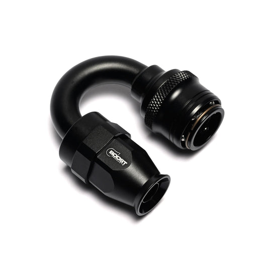 Quick Click Female PTFE Hose End -AN - 180°