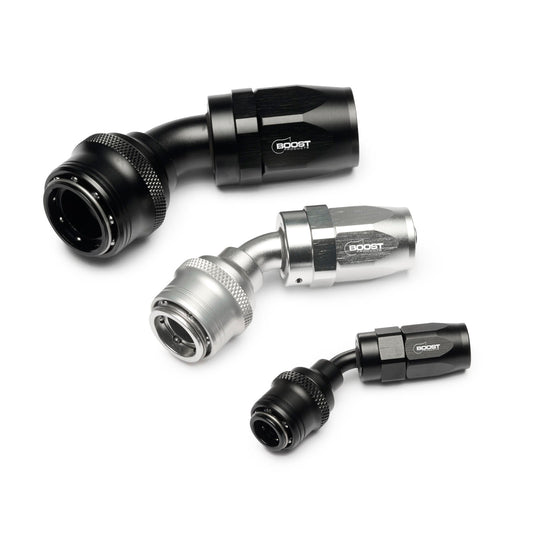 Quick Click Female Hose End -AN - 45°