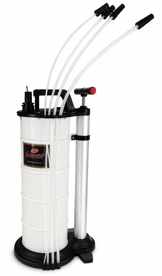 Granatelli Manual Fluid Suction System – Automotive Oil, Coolant, Brake & Transmission Fluid Extractor - 730330