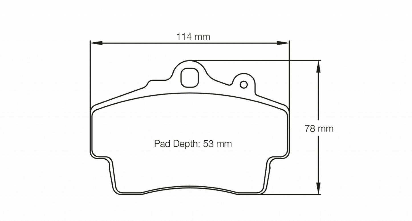 PAGID Racing Pagid Racing 2407 RS44 Compound Brake Pads 2407-RS44