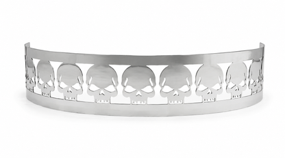 Granatelli Blingz Beauty Bandz 14-Inch x 3-Inch Air Cleaner Grill – Skullz – 750001