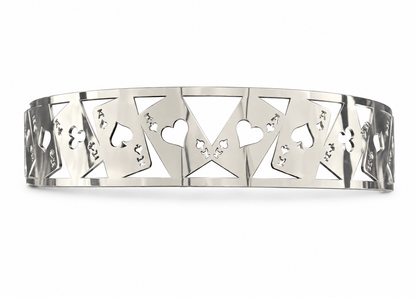 Granatelli Blingz Beauty Bandz 14-Inch x 3-Inch Air Cleaner Grill – Aces Wild – 750002