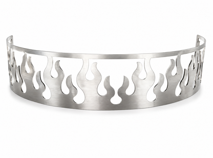 Granatelli Blingz Beauty Bandz 14-Inch x 3-Inch Air Cleaner Grill – Flames – 750005