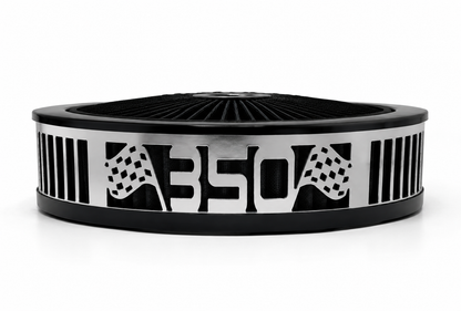 Granatelli Blingz Beauty Bandz Black Air Filter Assembly – 350 Graphic – 750021