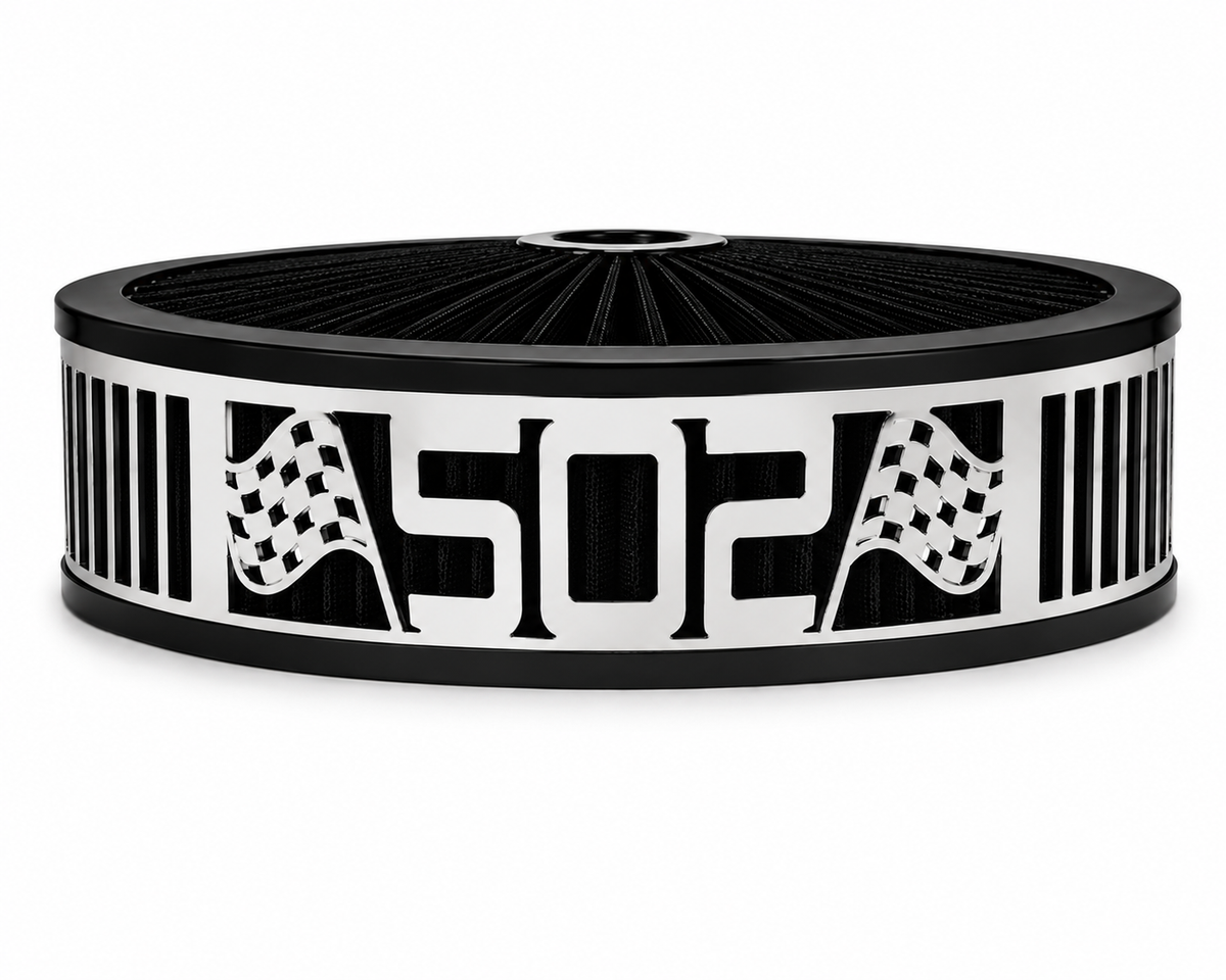 Granatelli Blingz Beauty Bandz Black Air Filter Assembly – 502 Graphic – 750025