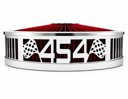 Granatelli Blingz Beauty Bandz Red & Chrome Air Filter Assembly – 454 Graphic – 750050
