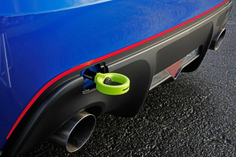 Perrin 13-22 BRZ / 13-16 FRS / 17-21 GT86 / 2022 GR86 Rear Tow Hook Neon Yellow | PSP-BDY-255NY