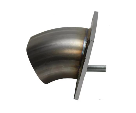 Granatelli 3-Inch True Oval 45° Exhaust Turndown – 313540