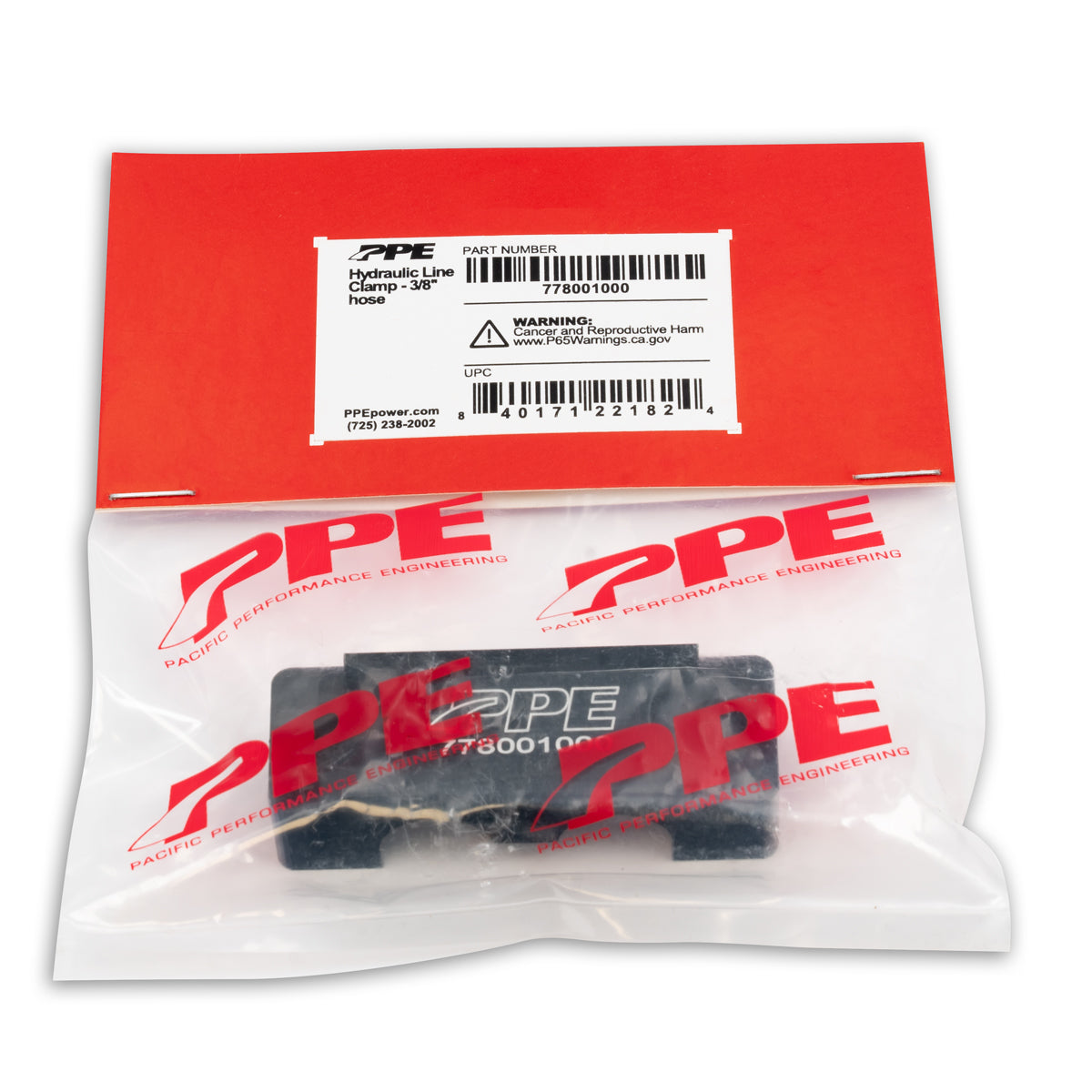 Hydraulic Line Hose Clamp - Toyota Forklift - OEM Toyota Part# 68654-36760-71 Pacific Performance Engineering