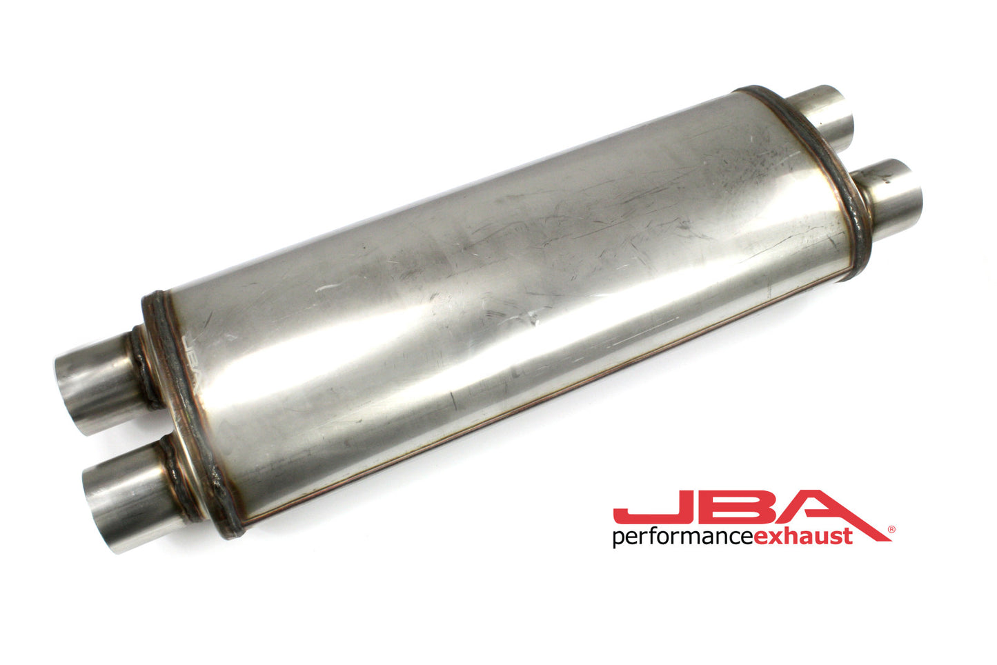 JBA Perf Core Straight Through Muffler 2.5" 304SS Dual/Dual 40-252200