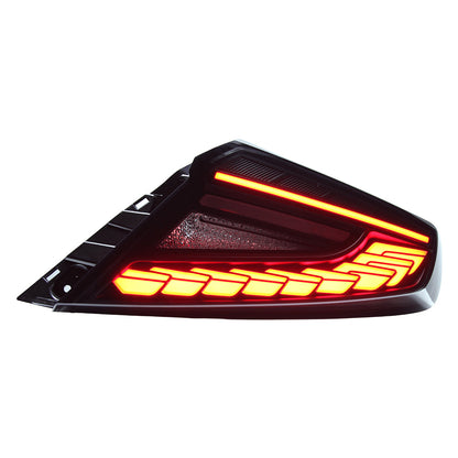 OLM Phantom-Spec LED Taillights (Smoke Lens Red Optic) - 2022+ WRX