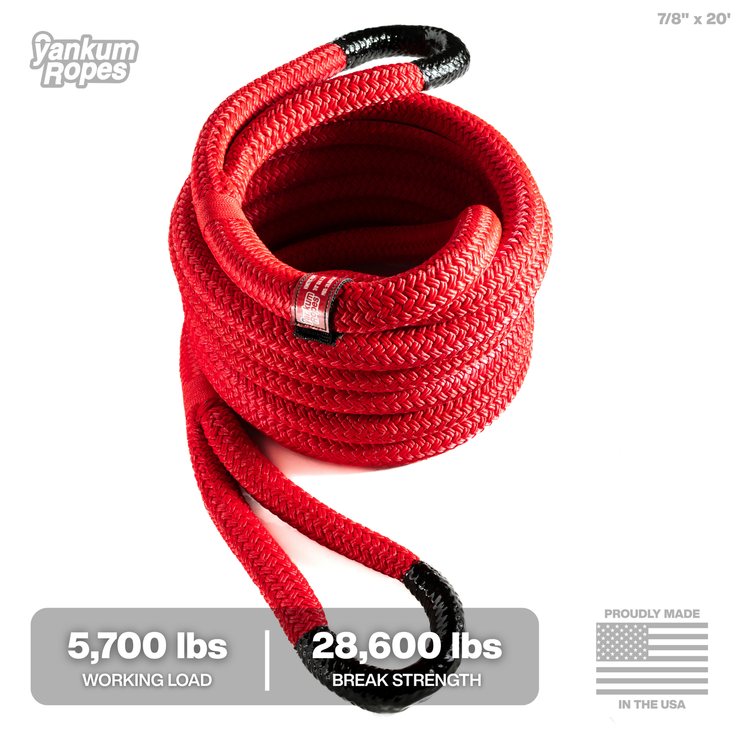 7/8" Kinetic Recovery Rope "Python"