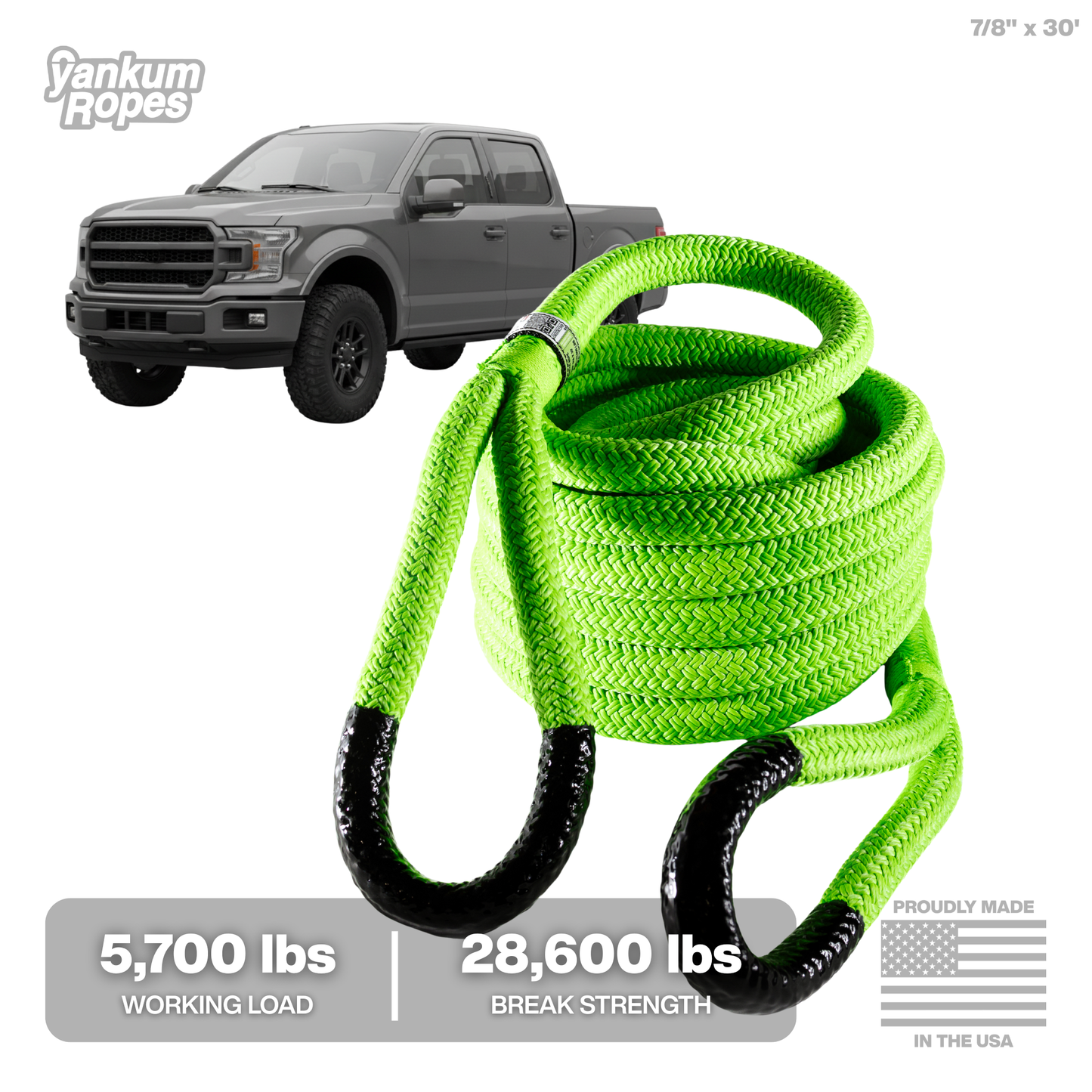 7/8" Kinetic Recovery Rope "Python"