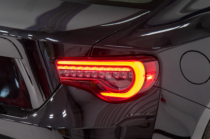 OLM OE Plus Linear Style Sequential Tail Lights (Clear) - 13-20 FR-S / BRZ / 86