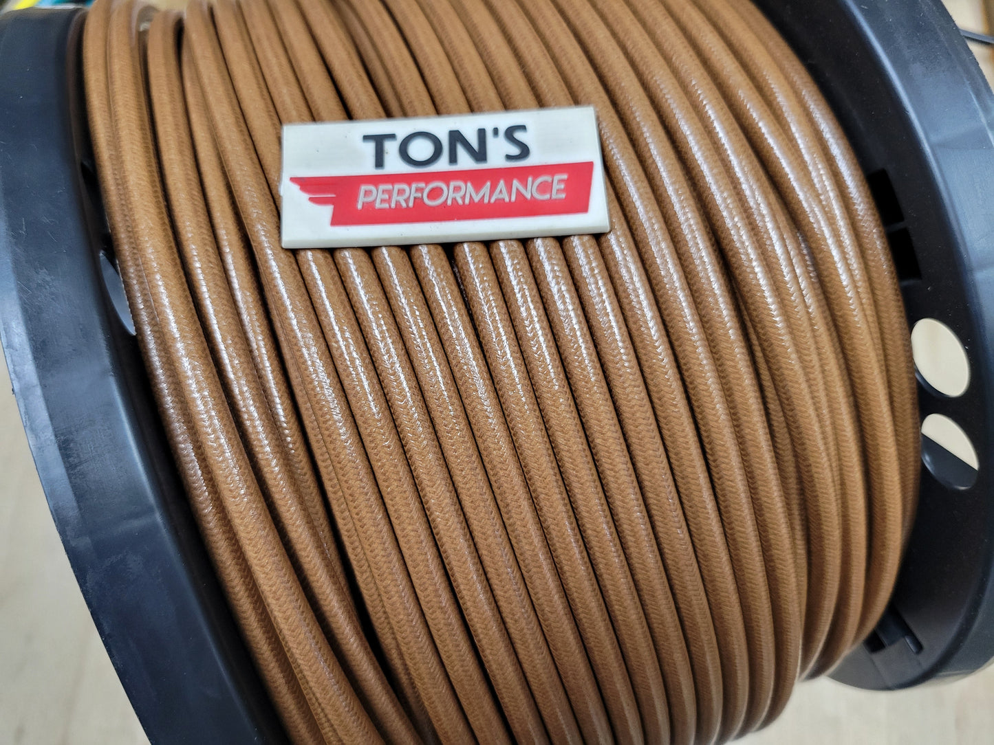 8mm Suppression Core Cloth Braided Spark Plug Wire [Sold By The Foot]