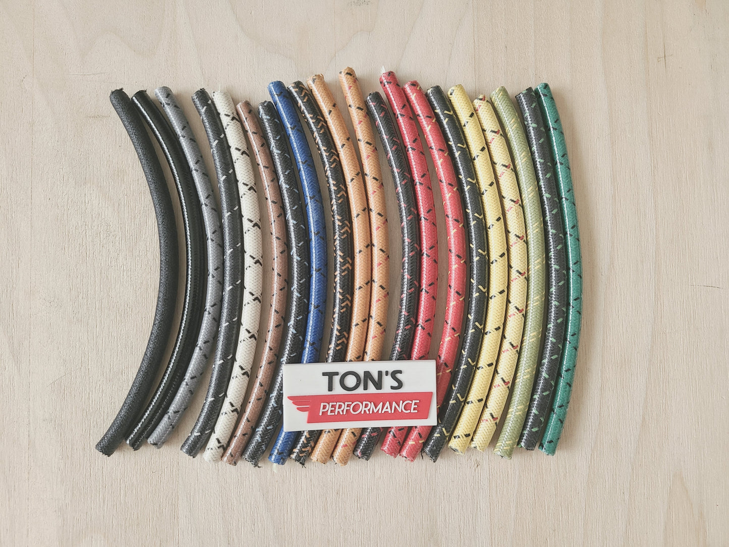 7mm Copper Core Cloth Braided Spark Plug Wire [Sold By The Foot]