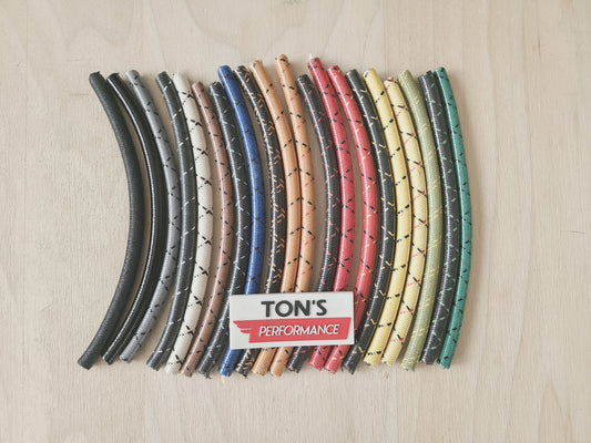 7mm Copper Core Cloth Braided Spark Plug Wire [Sold By The Foot]