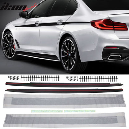 Fits 2021-2023 G30 G31 Rear Diffuser Type 2+Front Bumper Lip+Side Skir