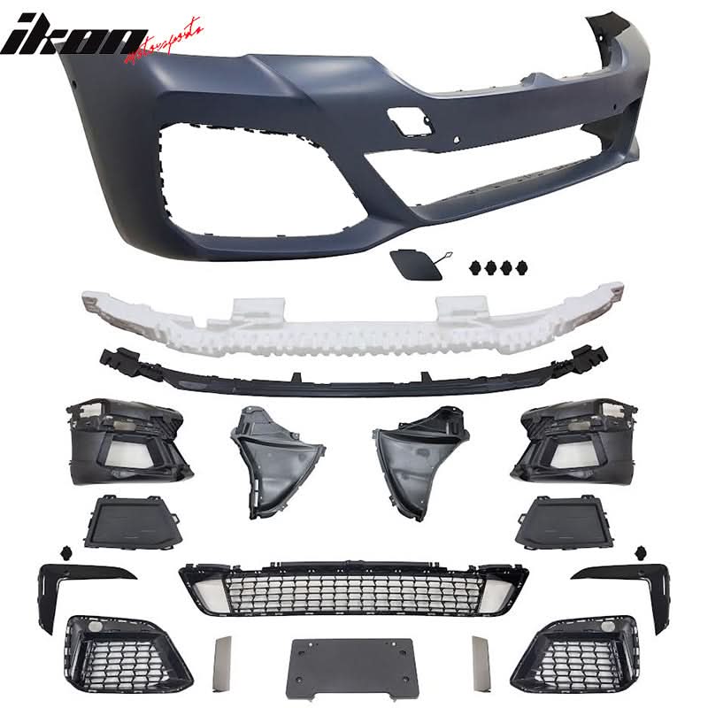 2021-2023 BMW G30 M550 Style M Sport Front Bumper Cover Conversion