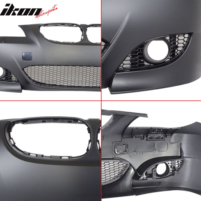 Fits 04-10 E60 E61 5-Series M5 Front Bumper Fog Cover-PP