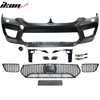 2017-2020 BMW G30 Sedan M5 Style Front + Rear Bumper w/ Diffuser PP