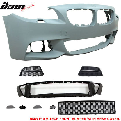 2014-2016 BMW F10 LCI Mtech Front Bumper + Rear Bumper W/ Twin Outlet