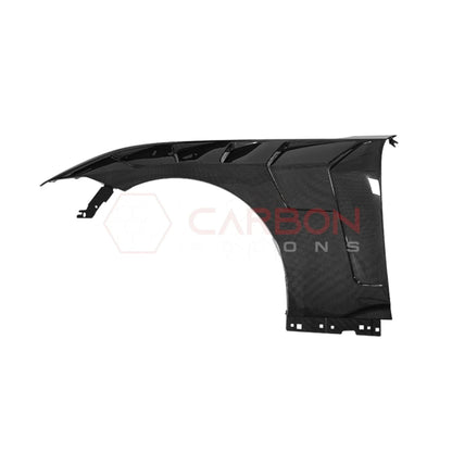 GTD-Style Carbon Fiber Front Fenders for 2024+ Ford Mustang (V1)