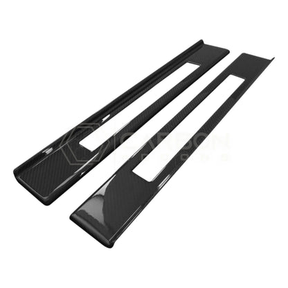 2024+ S650 Mustang Hard Carbon Fiber Door Sills Trim Cover