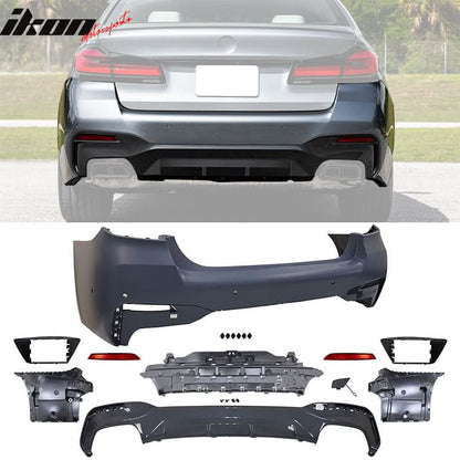 2021-2023 BMW G30 M Tech Front Rear Bumper Diffuser Lip Side Skirt