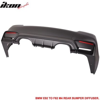 Fits 11-13 E92 E93 LCI M4 Conversion Front+Rear Bumper Polypropylene