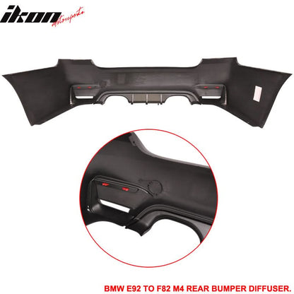 Fits 11-13 E92 E93 2Dr LCI M4 Conversion Front+Rear Bumper Kit PP