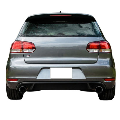 2010-2014 VW Golf 6 MK6 Twin Muffler Outlet Rear Bumper Diffuser