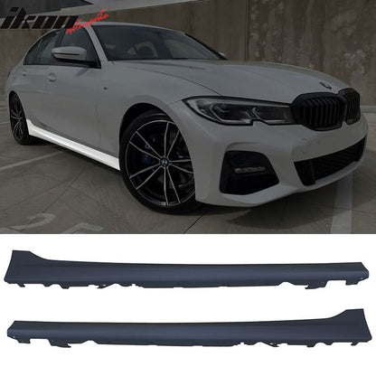 2019-2022 BMW G20 Black M340 Front Rear Bumpers M-Tech Side Skirts