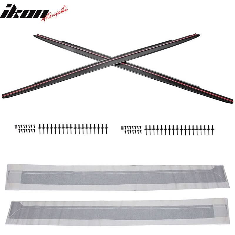 Fits 17-23 BMW G30 MT MP Side Skirt Extension With Sills 2PC