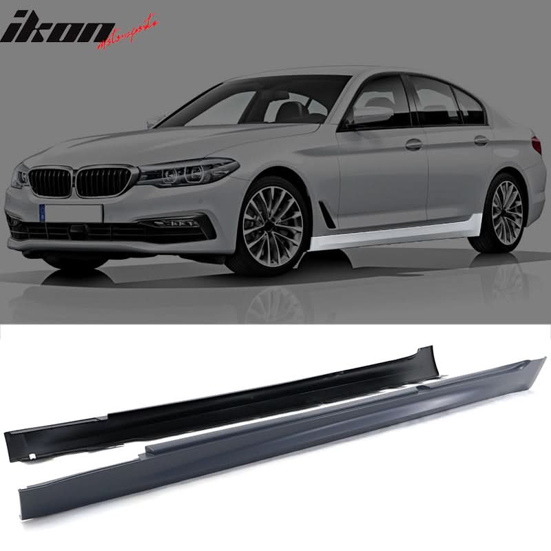 Fits 17-23 BMW G30 MT MP Side Skirt Extension With Sills 2PC