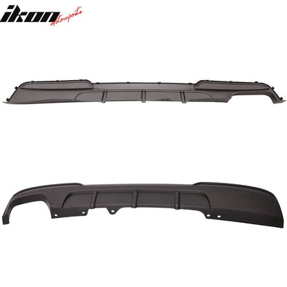 2011-2016 BMW F10 MP Style Rear Bumper Lip Diffuser Single Outlet PP