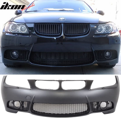 Fits 09-11 E90 3-Series M3 PP Front Bumper + Foglight Fog Lamp