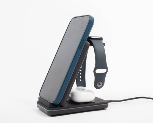 3 In 1 Foldable Charger Stand and QC3.0 Wall Adapter