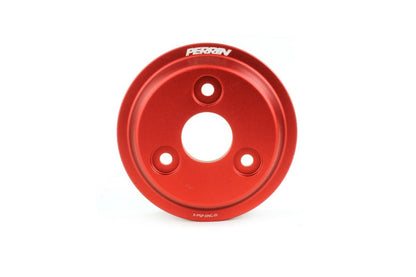 Perrin Lightweight Water Pump Pulley Red WRX 15-21 / Forester 14-18 / Crosstrek 18-20 / Impreza 17-22 | PSP-ENG-111RD