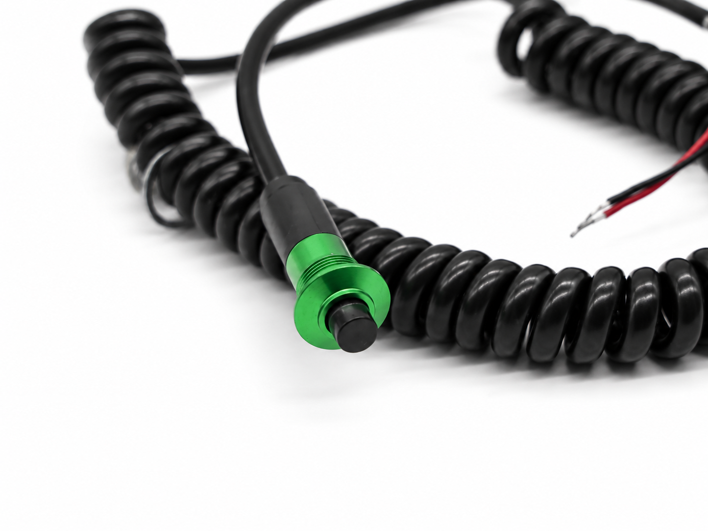 Granatelli Green 10A Pin Head Momentary Push Button Switch w/ 6' Retractable Cord – 810101GR