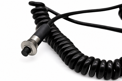 Granatelli Silver 10A Pin Head Momentary Push Button Switch w/ 6' Retractable Cord – 810101SL