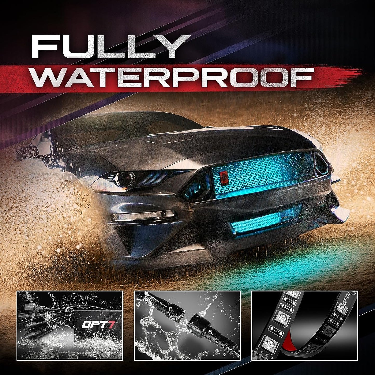 AURA Under The Hood Bundle ( Interior LED Kit + Engine Bay LED Kit + Grille LED Kit ) - Remote Control