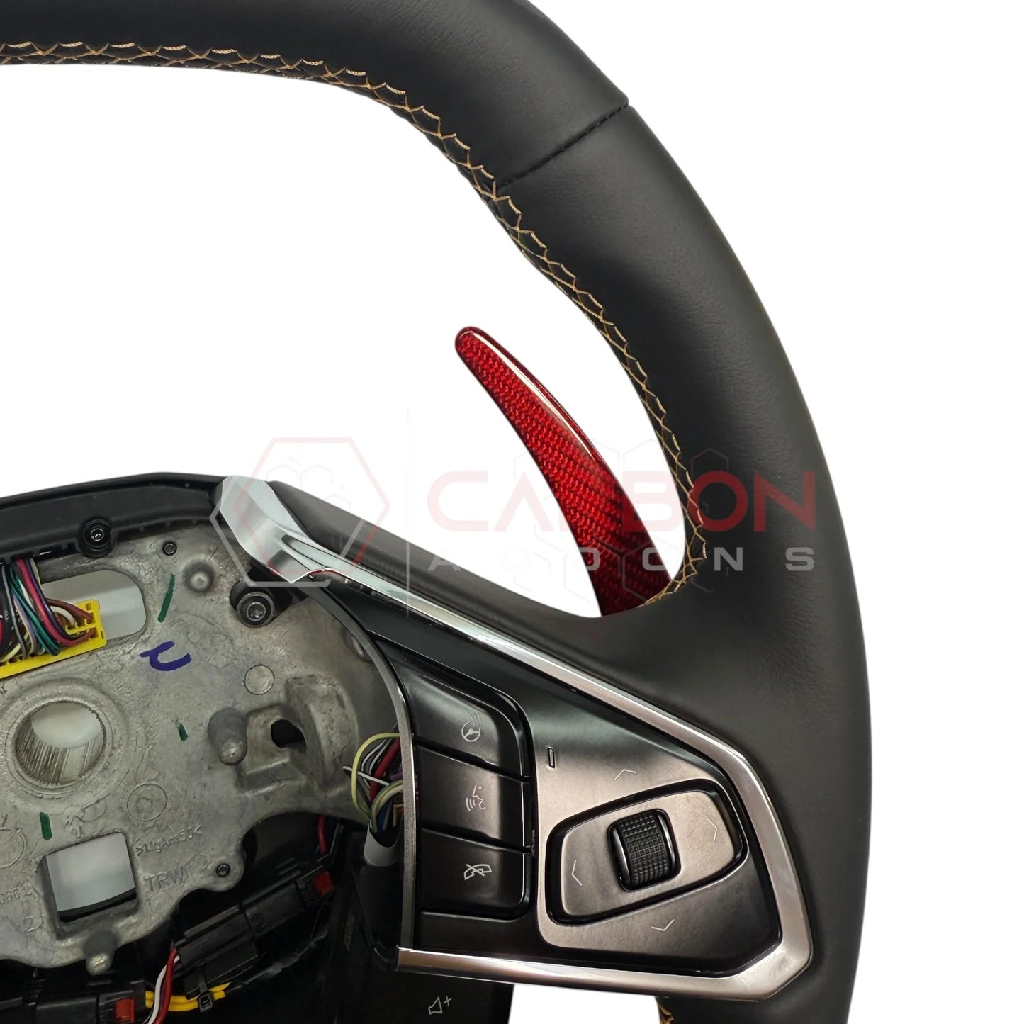C8 Corvette Magnetic Paddle Shifters – Real Carbon Fiber (Stingray, Z51, Z06, E-Ray | 2020-2026)